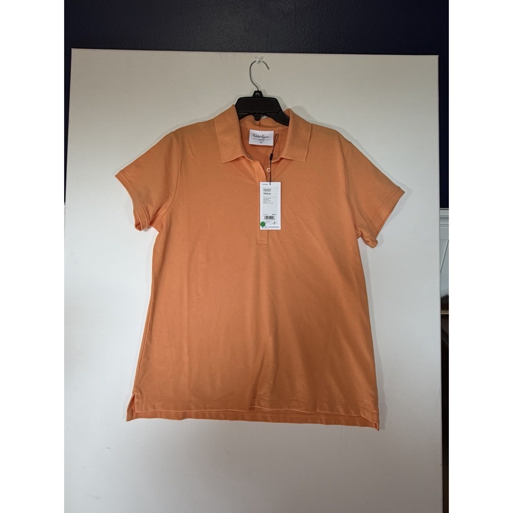 NWT Walter Hagen Clubhouse Womens Short Sleeve Polo Golf Shirt‎ Orange XXL
